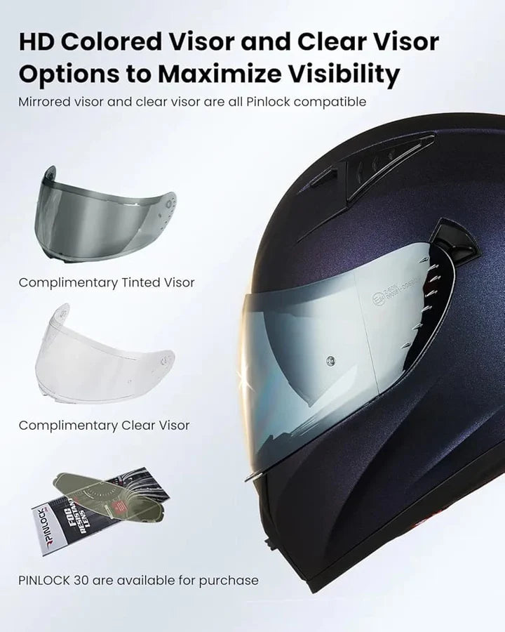 ILM Motorcycle Helmet Full Face Casco DOT Model. ⭐⭐⭐⭐⭐ (4.8/5)
