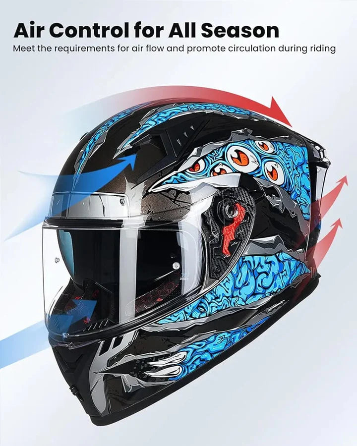 ILM Motorcycle Helmet Full Face Casco DOT Model. ⭐⭐⭐⭐⭐ (4.8/5)