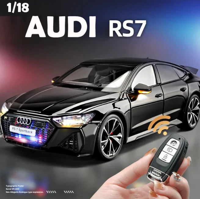 1:18 Die-Cast Audi RS7 Sportback RC Collectible Car Model