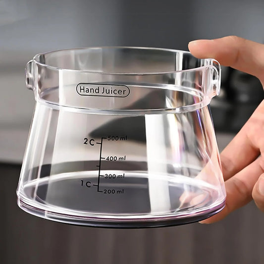 500ML Manual Orange Squeezer – Hand Press Lemon & Lime Juicer with Measurement Scale