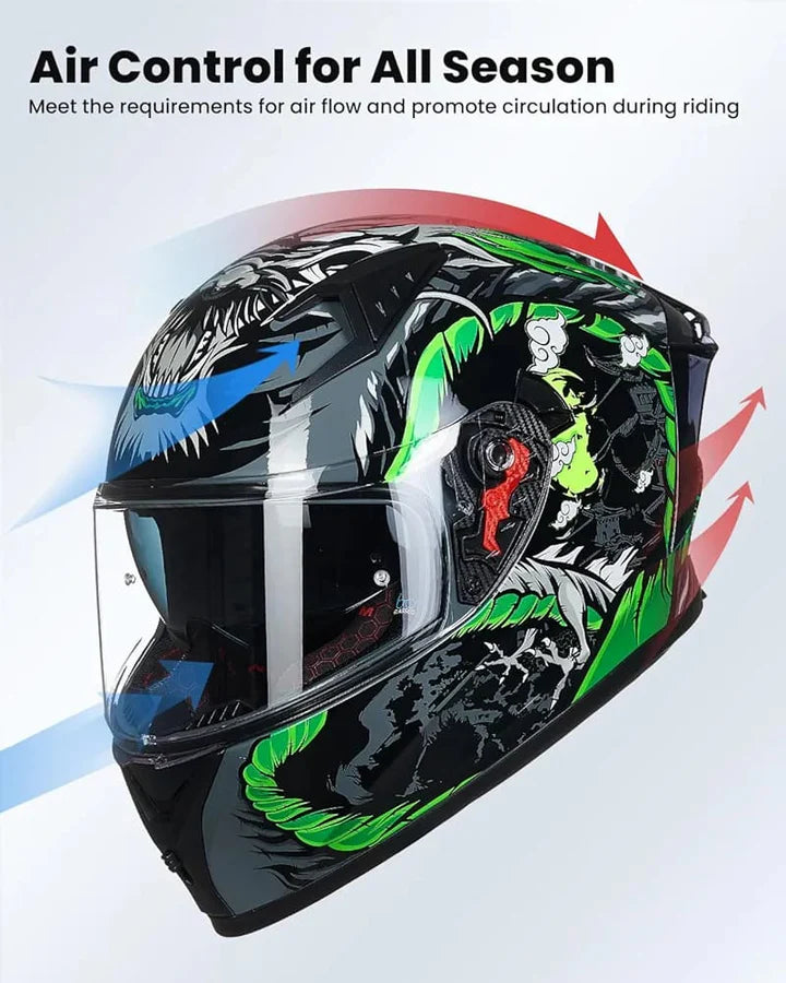 ILM Motorcycle Helmet Full Face Casco DOT Model. ⭐⭐⭐⭐⭐ (4.8/5)