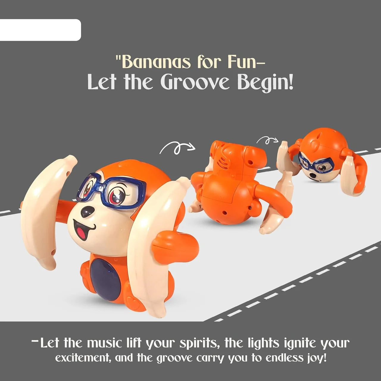 Battery Operated Cute Mini Tumbling Monkey