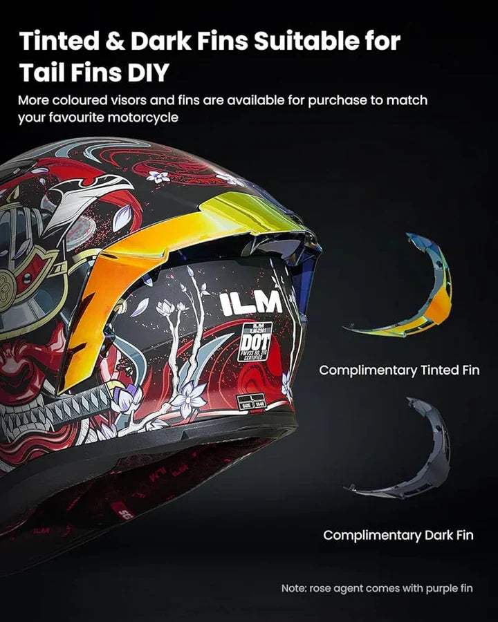 ILM Motorcycle Helmet Full Face Casco DOT Model. ⭐⭐⭐⭐⭐ (4.8/5)