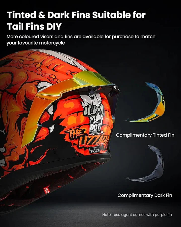 ILM Motorcycle Helmet Full Face Casco DOT Model. ⭐⭐⭐⭐⭐ (4.8/5)