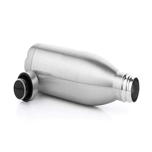 Home Joy 1000ml Hot & Cold Cola Bottle – 12-Hour Cold Water Guarantee, Stainless Steel Water Bottle with Free Bottle Brush